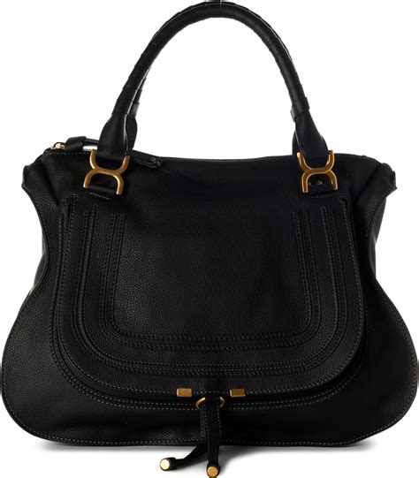 chloe tasche schwarz marcie|chloe marcie shoulder bag black.